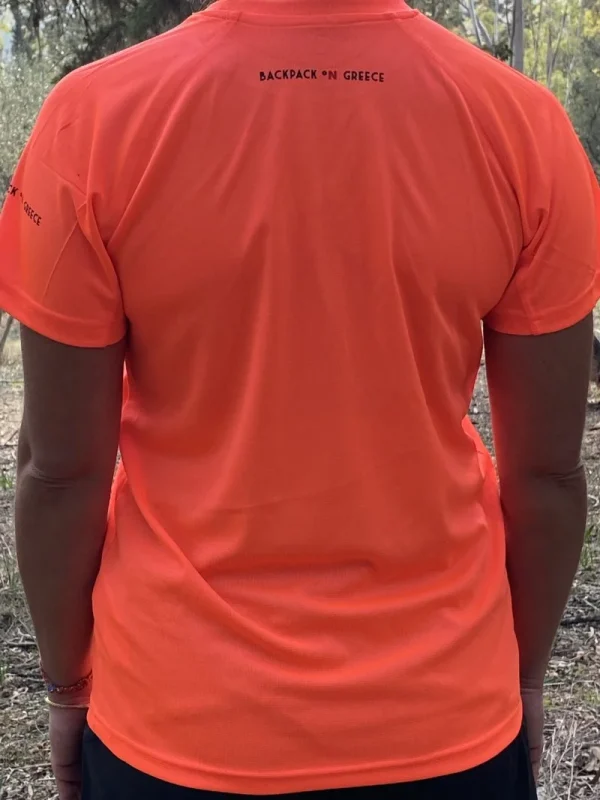 "Throne of Zeus" Performance Tee Coral
