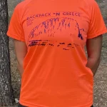 "Throne of Zeus" Performance Tee Coral