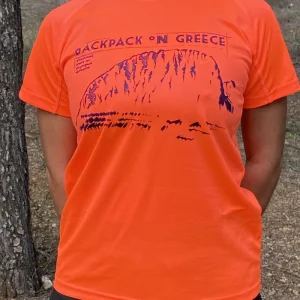 "Throne of Zeus" Performance Tee Coral