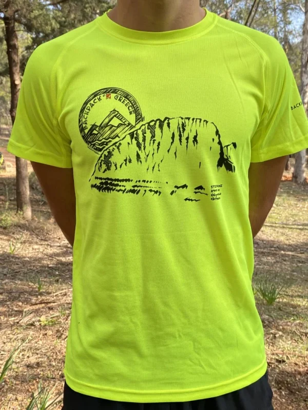 "Throne of Zeus" Performance Tee Yellow