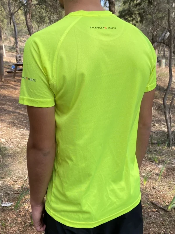 "Throne of Zeus" Performance Tee Yellow