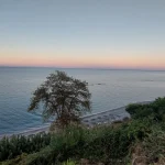 Ξημέρωμα με θέα προς τη Χαλκιδική από τον Πλαταμώνα