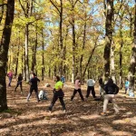 Ασκήσεις ευεξίας μέσα στο δρυοδάσος της Φολόης