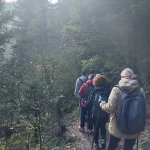 Ολοι έτοιμοι για μια υπέροχη μέρα στο βουνό. Ελάτη Βυτίνα η ομάδα μας στο ξεκίνημα της υπαίθριας διαδρομής