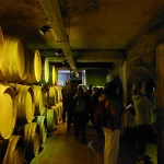 Η ομάδα μας μέσα στο κελάρι του οινοποιείου Αβέρωφ. Μέτσοβο στα χνάρια της αρκούδας