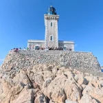 Στο φάρο του Ταινάρο, στο τέλος της ηπειρωτικής Ελλάδας. Φάρος στο Ακρωτήριο Ταίναρο στη Μάνη στο νοτιότερο σημείο της ηπειρωτικής Ελλάδας